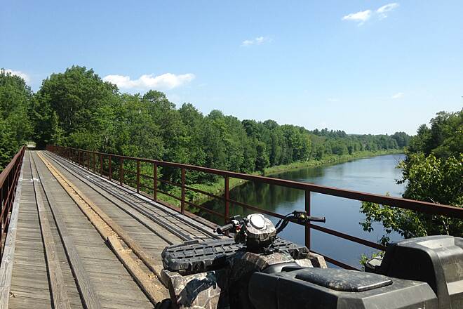 Photo of atv in Penobscot/Piscataquis Counties trail in Maine